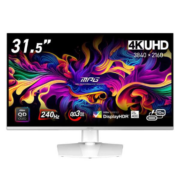 MSI　ゲーミングモニター ［31.5型 /4K(3840×2160) /ワイド］　MPG-321U...