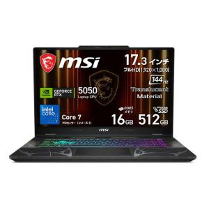 MSI ゲーミングノートパソコン 17.3型の買取情報