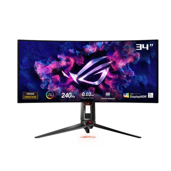 ASUS エイスース　ゲーミング液晶ディスプレイ PG34WCDM ROG Swift OLED ［...