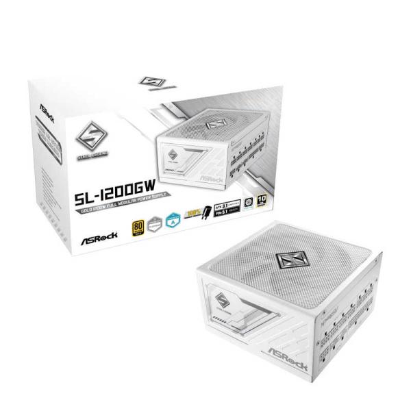 ASROCK　Steel Legend 1200w 白筐体 ［1200W / ATX / Cyben...