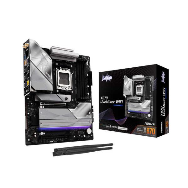ASROCK　マザーボード(Socket AM5)　X870 Livemixer WiFi