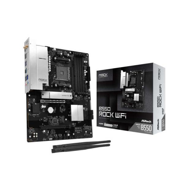 ASROCK　マザーボード(Socket AM4)　B550RockWiFi