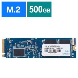 APACER　内蔵SSD PCI-Express接続 AS2280Q4 (ヒートシンク付) ［500GB /M.2］「バルク品」　AP500GAS2280Q41｜y-kojima