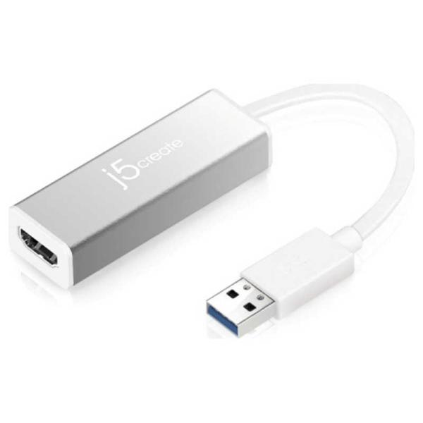 J5　0.1m「USB-A → HDMI」3.0変換アダプタ　JUA355