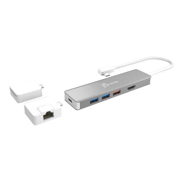 J5　［ＵＳＢ−Ｃ　オス→メス　カードスロットｘ２／ＨＤＭＩ／ＬＡＮ／ＵＳＢ−Ａｘ３／ＵＳＢ−Ｃｘ２...