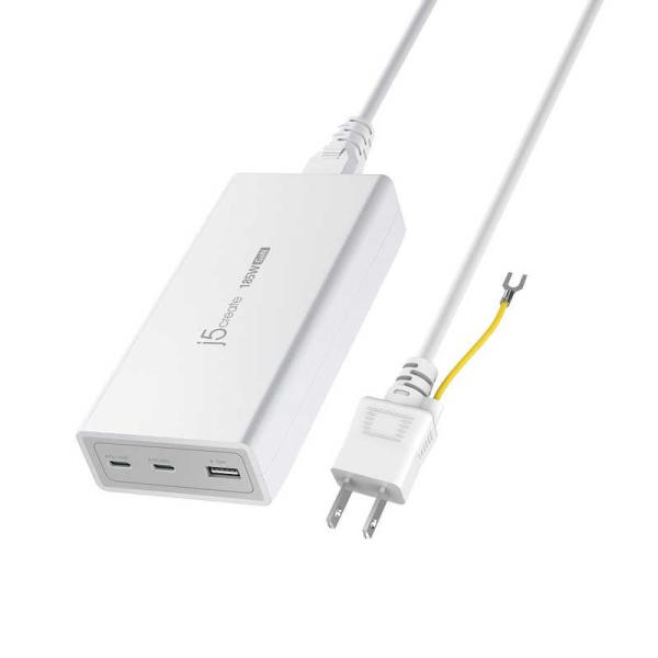 J5　185W GaN PD3.1 3ポート USB急速充電器 ［3ポート /USB Power D...