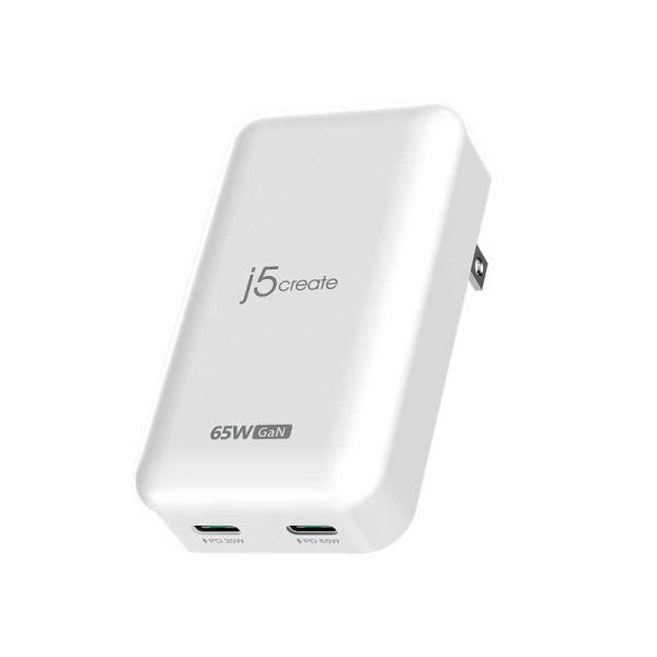 J5　65W GaN Slim PD USB-C 2-Port Charger ［2ポート /USB...