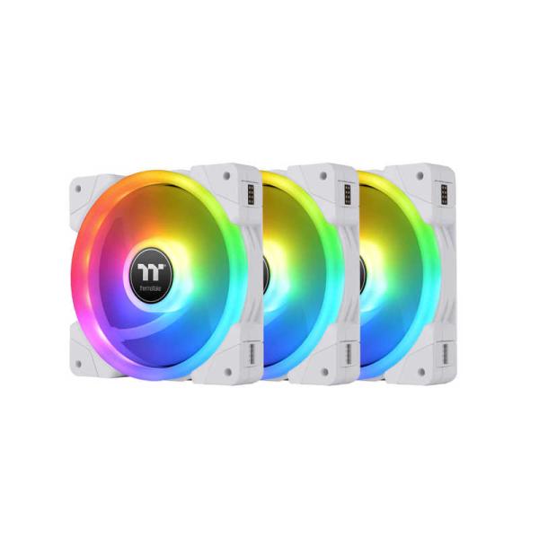 THERMALTAKE　SWAFAN EX14 RGB White (3-Fan Pack) 　CL...