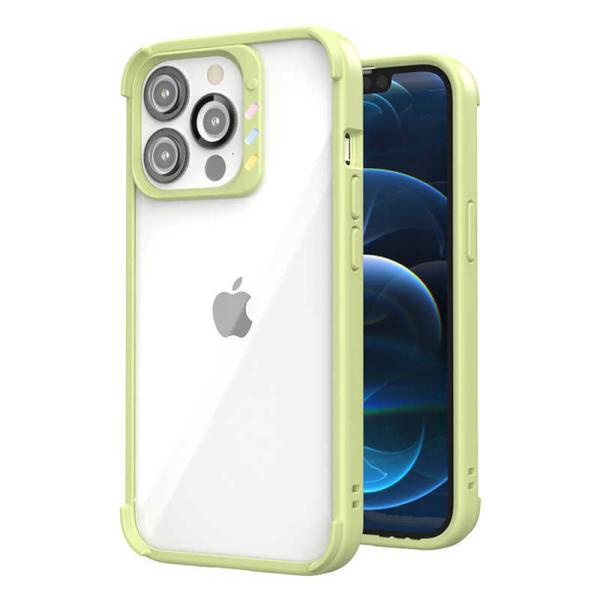 アイキューラボ　iPhone 13 Pro Hybrid Cushion QCam Case - G...