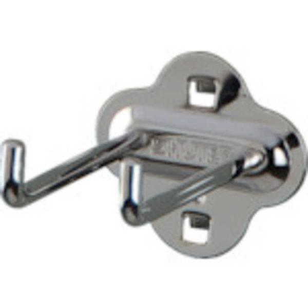 シューター社　SHUTERパンチングパネル用L字フックダブル80mm(10個入り) 　HK2108