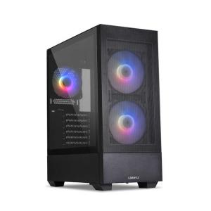 LIANLI ミドルタワーPCケース LANCOOL 205 MESH C ブラック Type-Cポート ARGBファン3基搭載 ATX / Micro ATX / Mini-ITX対応 日本正規代理店品