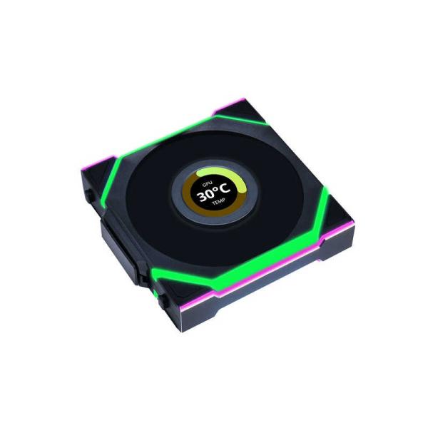LIANLI　UNI FAN RS SL LCD Wireless 120 BK Single Pa...