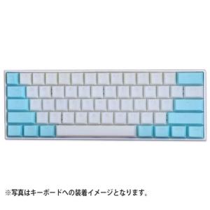 TAIHAO  ゲーミングキーキャップ  Translucent Cubic ABS Type Nata De Coco ホワイト NATADECOCOBLWT