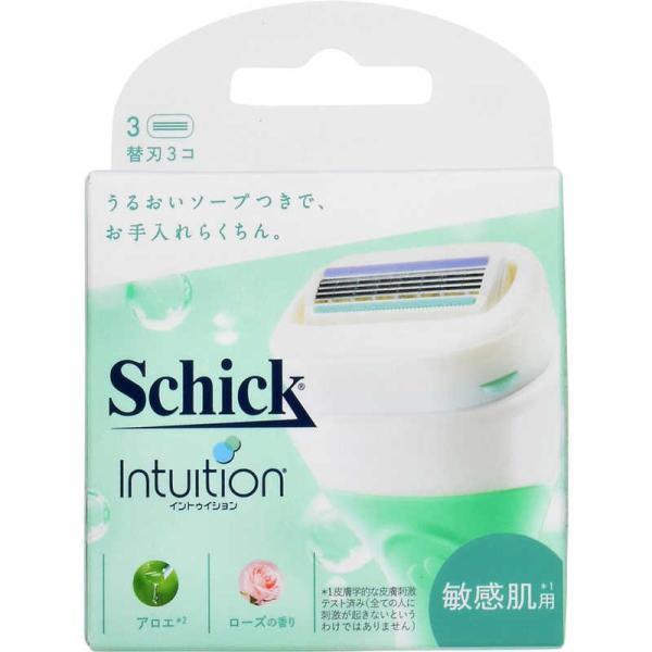 シック　Schick（シック）イントゥイション 敏感肌用 替刃 3コ入　