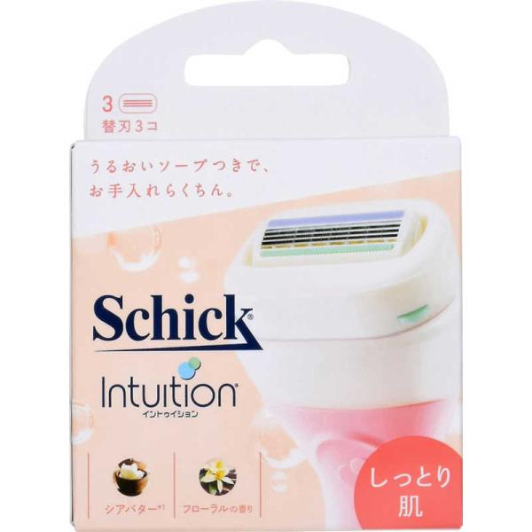 シック　Schick（シック）イントゥイション しっとり肌 替刃 3コ入　