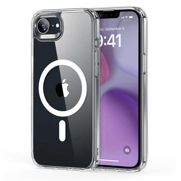 ESR　iPhone 16e MagSafe対応ハイブリッドケース Clear　1A84200102...