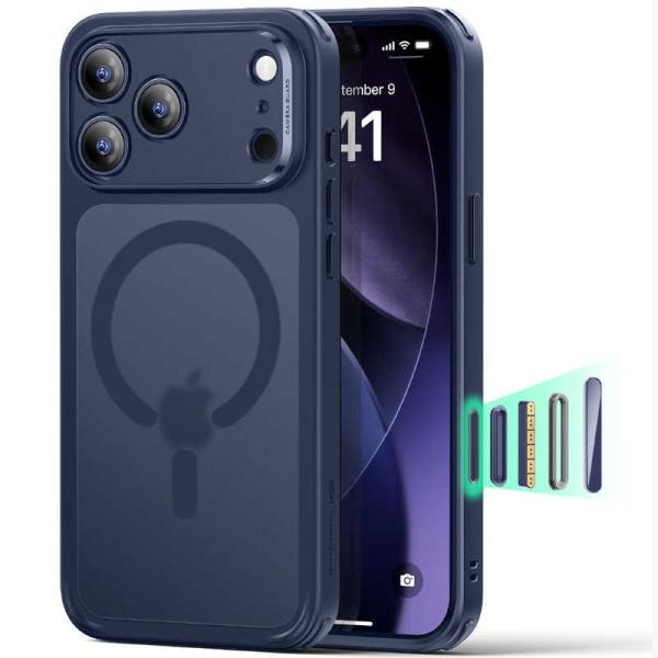 ESR　iPhone 17 Pro (6.3インチ)MagSafe対応、ミリタリーグレードハードケー...