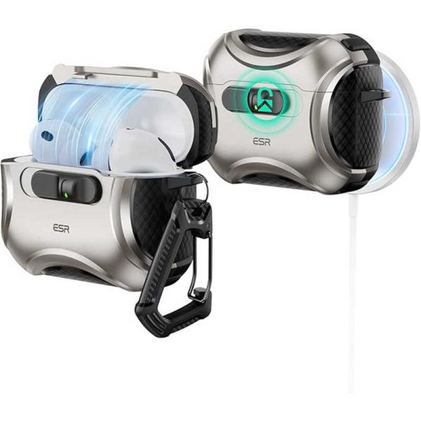 ESR　Cyber FlickLock AirPods Pro3 ケース MagSafe充電 USB...