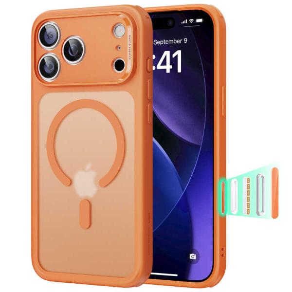 ESR　iPhone 17 Pro (6.3インチ)MagSafe対応、ミリタリーグレードハードケー...