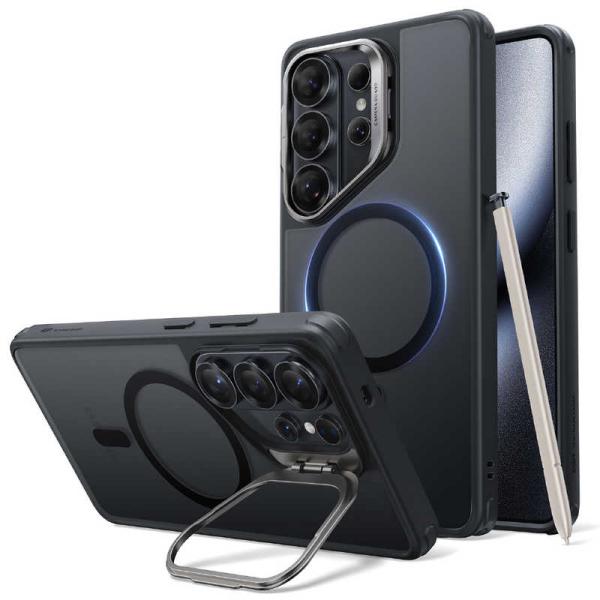 ESR　Galaxy S26 Ultra MagSafe対応スタッシュスタンド付きケース Frost...