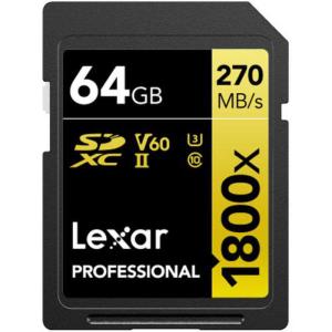 LEXAR SDXCカード Professional 1800x  LSD1800064G-BNNG