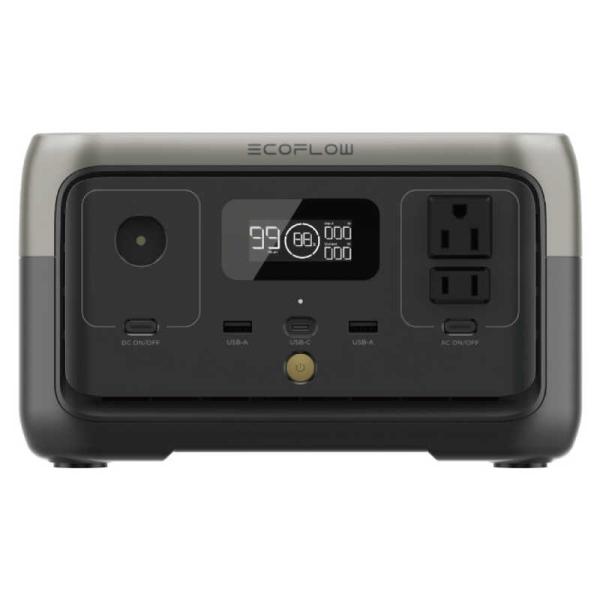 エコフロー　EcoFlow RIVER 2 [256Wh /6出力 /ソーラーパネル(別売)] 　Z...