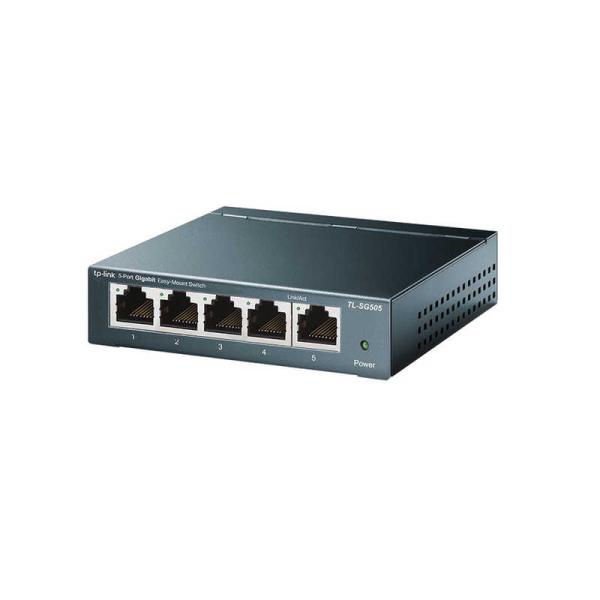 TPLINK　5ポート マグネット付き Giga 10/100/1000Mbps スイッチ 金属製筐...