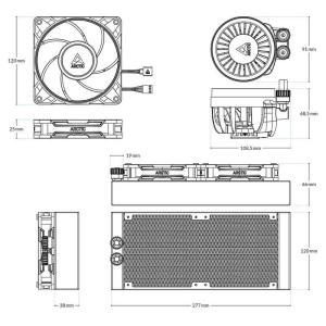 ARCTIC 水冷CPUクーラー 120mmフ...の詳細画像5