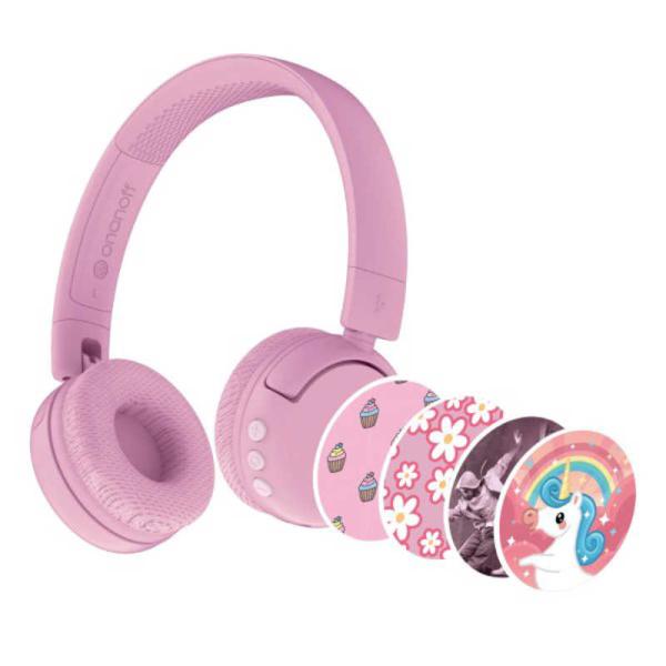 ONANOFF　子供用ブルートゥースヘッドホン BuddyPhones POP Fun ［Bluet...