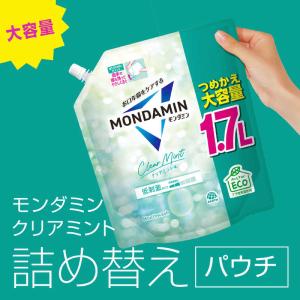 アース製薬 モンダミン クリアミント 詰替大容...の詳細画像2
