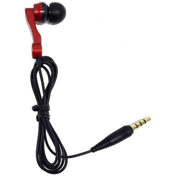 ELPA　イヤリス専用イヤホンマイク　ワインレッド　AS-EM01NWR
