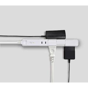 ELPA 電源タップ 耐雷スリム回転タップ 4...の詳細画像2