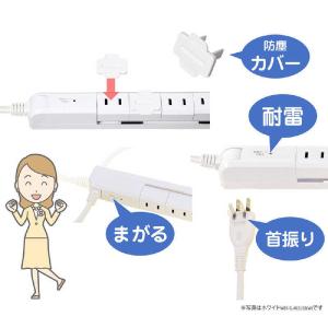 ELPA スリム回転USBタップ 4個口 2ポ...の詳細画像4