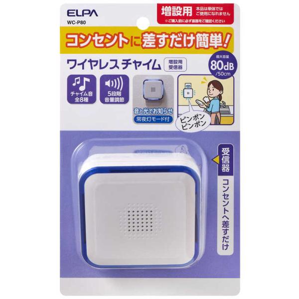 ELPA　電池を使わないWC 受信機　WC-P80