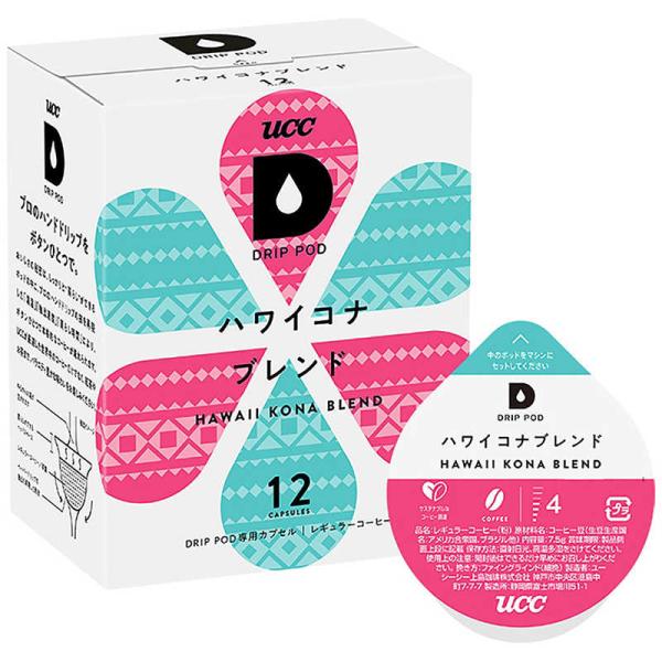 UCC上島珈琲　UCC DRIP POD ハワイコナブレンド 12P UCC上島珈琲　DPHK002