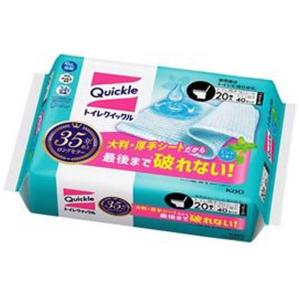 花王　トイレクイックル ミントの香り つめかえ用 ジャンボパック 20枚入　