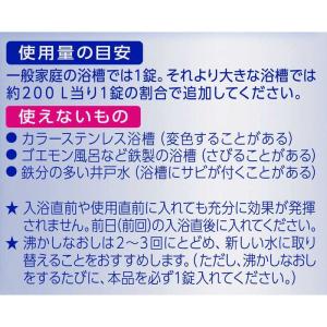 花王 ふろ水ワンダー 翌日も風呂水キレイ 20錠の詳細画像3