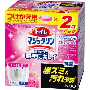 花王　トイレマジックリン 流すだけで勝手にキレイ エレガントローズの香り つけかえ用 80g×2コパック　