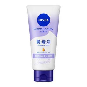 NIVEA ニベア クリアビューティー洗顔料 なめらかキメ美肌 130g×1 洗顔の商品画像