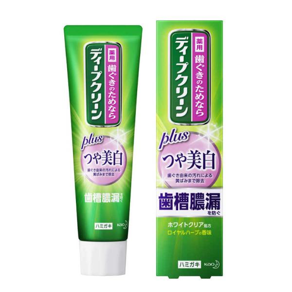 花王　ディープクリーン ディープクリーン トラベル用歯磨き粉 薬用ハミガキ 100g つや美白　