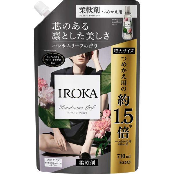 花王　IROKA(イロカ)つめかえ用 スパウト 710mL ハンサムリーフの香り　