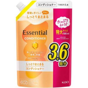 【１０個セット】 花王 エッセンシャル しっとりまとまる シャンプー つめかえ用(680ml)×１０個セット 花王 Essential(エッセンシャル)しっとりまとまる シャンプー つめかえ
