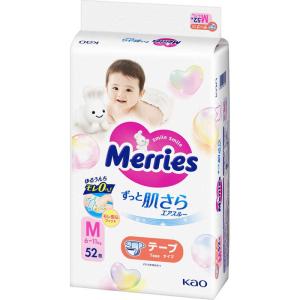 花王　メリーズ エアスルー テープ Mサイズ(6-11kg) 52枚　