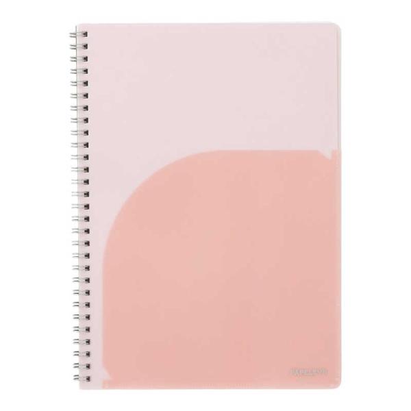 キョクトウアソシエイツ　パペルール B5Wリングノート ピンク　PT114P