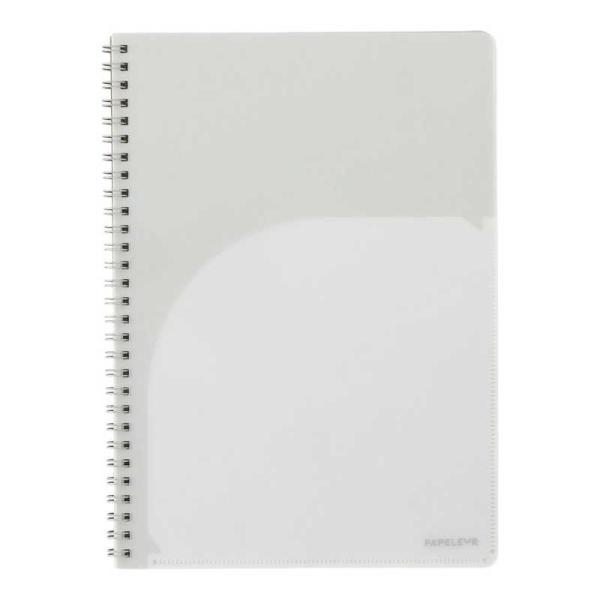 キョクトウアソシエイツ　パペルール B5Wリングノート ホワイト　PT114W