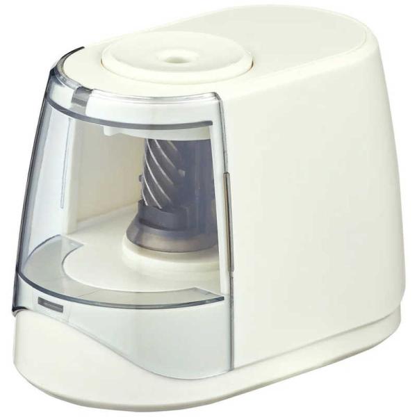 クツワ　電動鉛筆削りドッチモ ホワイト　RS041WH