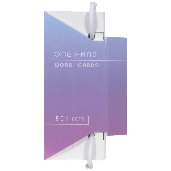 クツワ　ワンハンド単語カード大・パープル　SC235PU