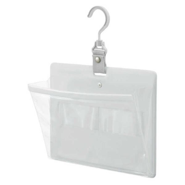 さっと出し入れできる壁掛けポケット(小物用) フ-KPS10-1 ホワイト