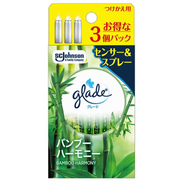 ジョンソン　グレード 消臭センサー＆スプレー バンブーハーモニー つけかえ用 18mL×3　