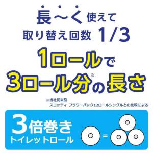 日本製紙クレシア スコッティフラワーパック3倍...の詳細画像3